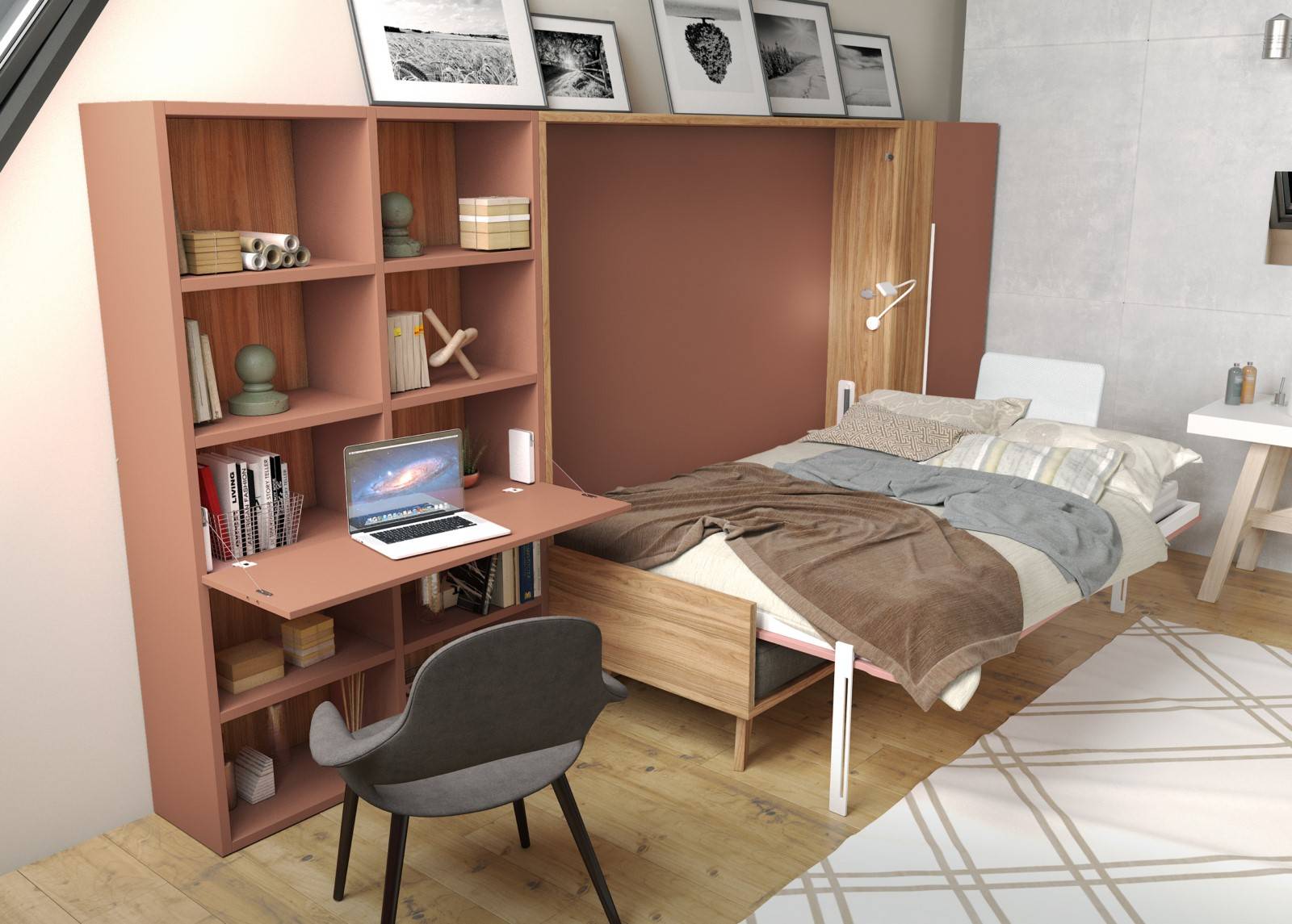 bureau rabattable sur mesure lit escamotable près de la Ciotat