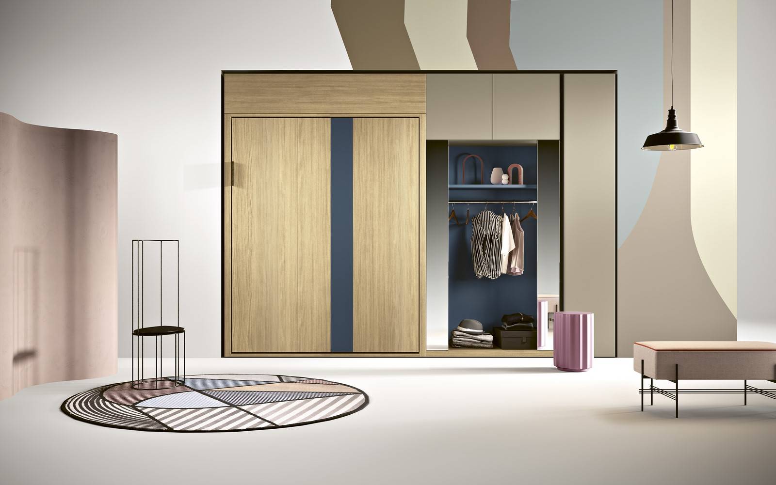 Photo d'un lit escamotable 140X200 avec ouverture et fermeture électrique livrable à Paris 75