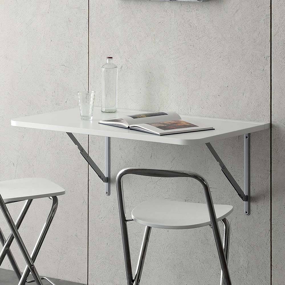 Modèle de table murale rabattable pour coin repas ou bureau livrable à Montpellier dans le 34