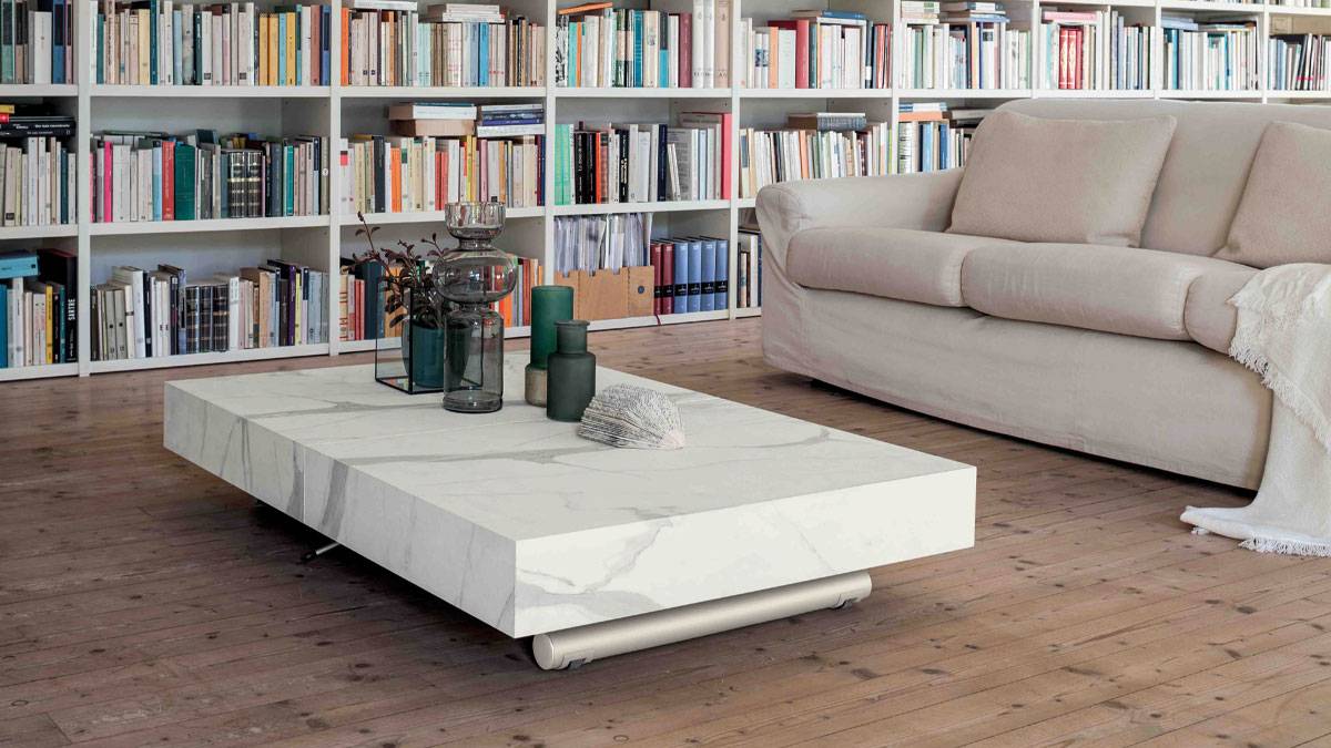 Table basse 120x80 convertible en table à manger – Pratique et design, à découvrir près de Hyères