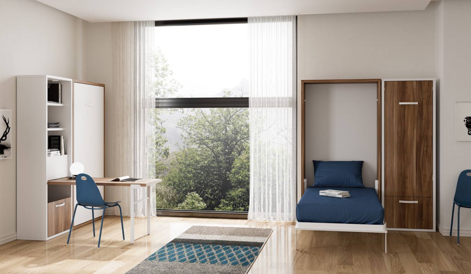 Bureau rabattable gain de place Montpellier