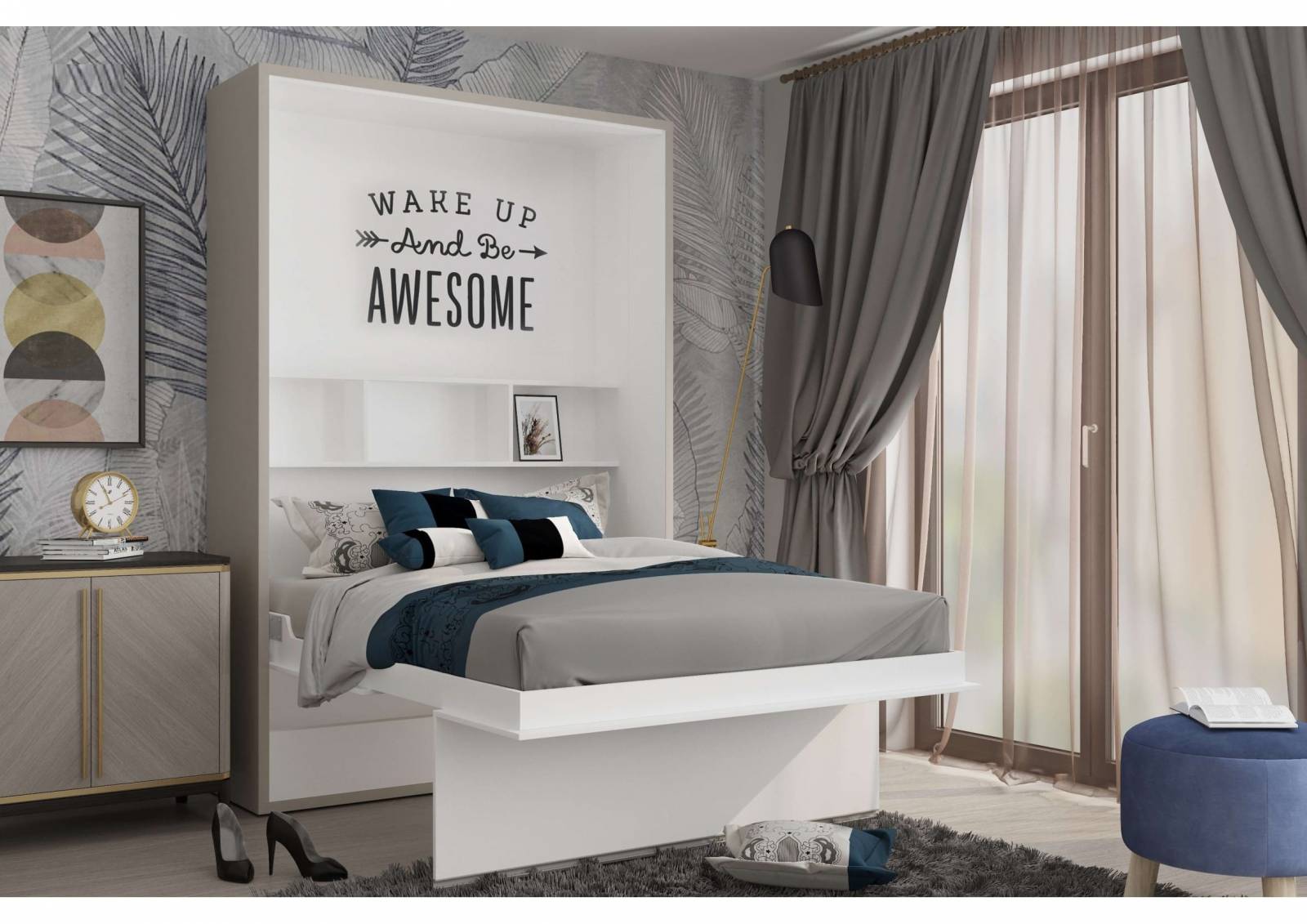 lit relevable escamotable gain de place Marseille