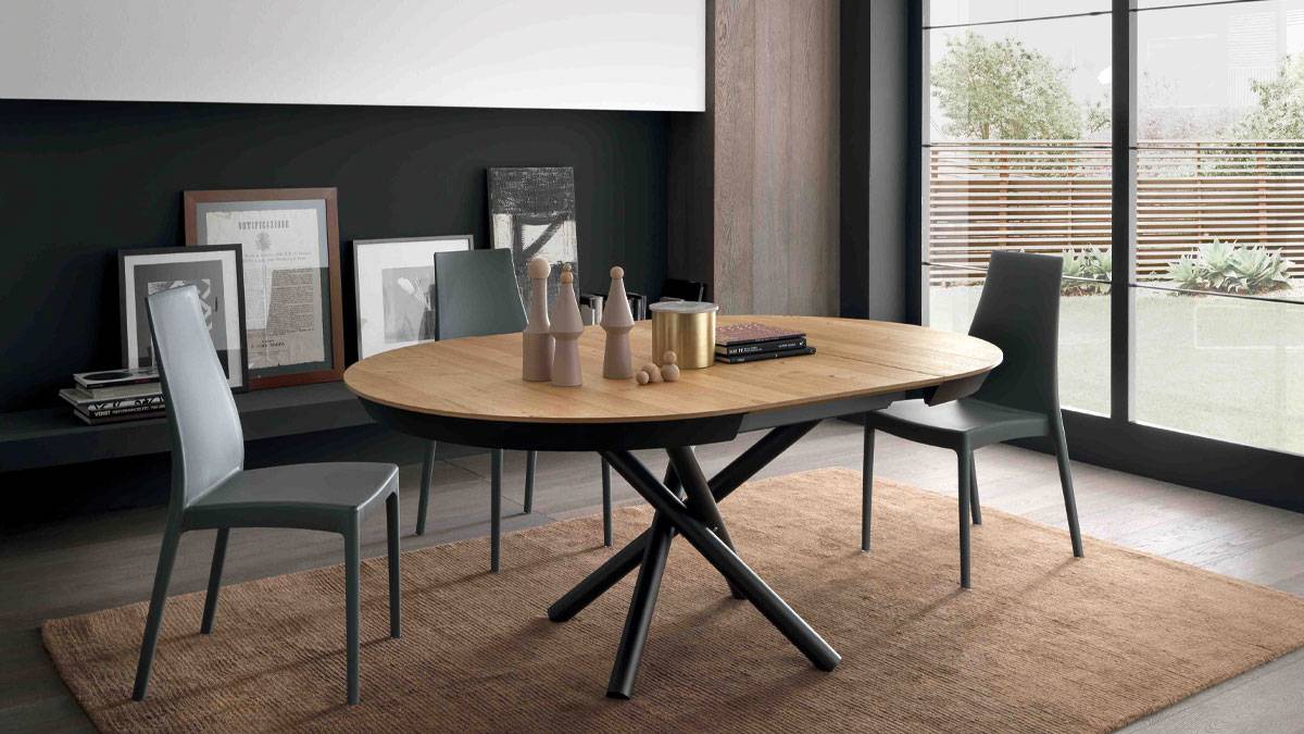 Table ronde extensible avec plateau en BOIS complètement personnalisable  ...
