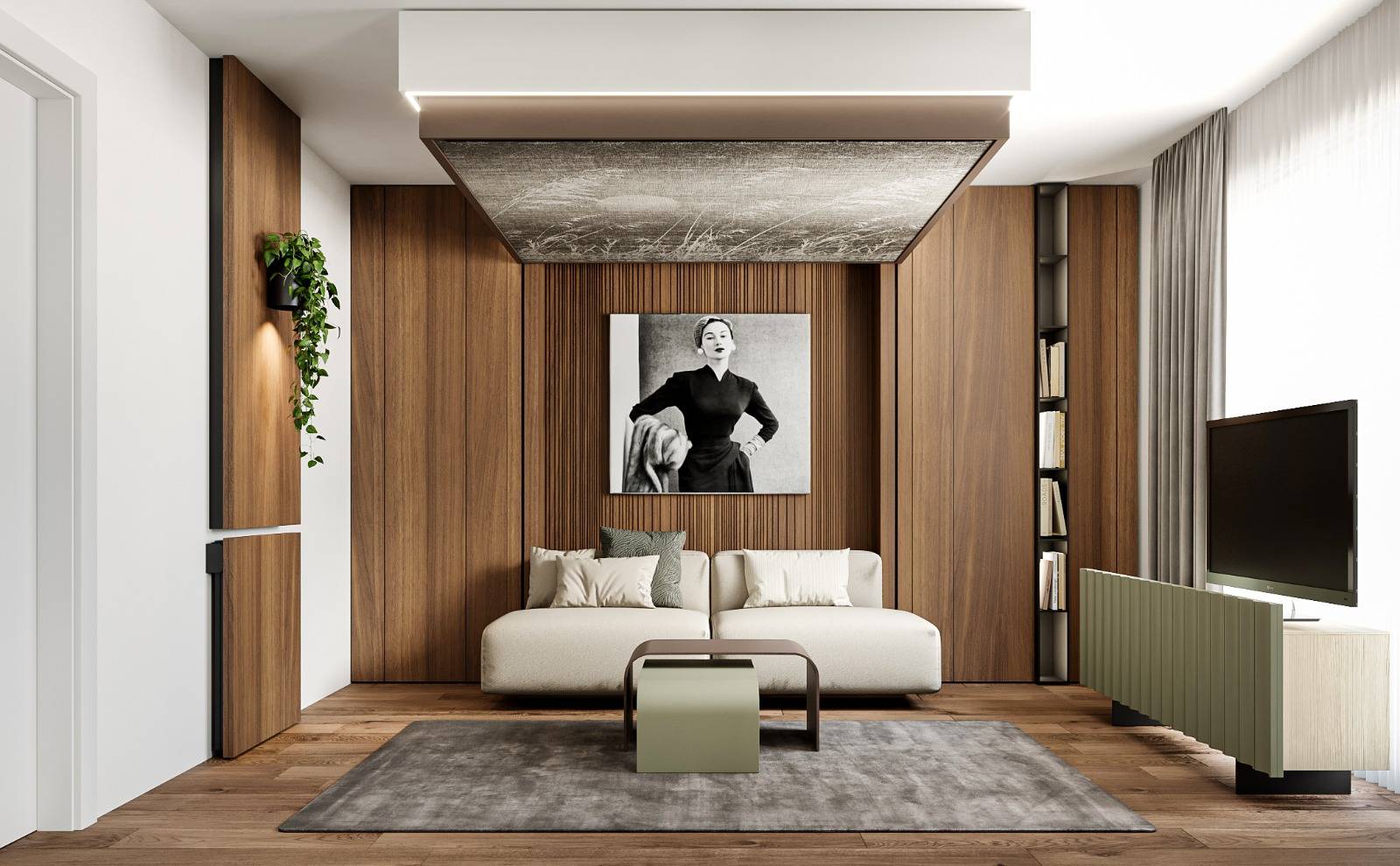 Lit au plafond 160X200 