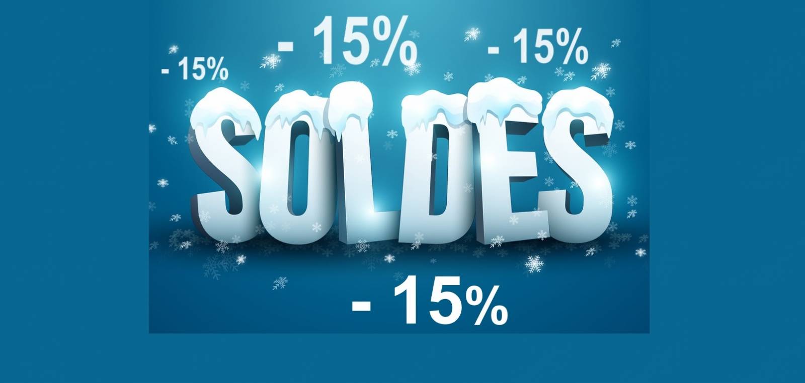 SOLDES D'HIVER 2024 REMISES DE - 15%