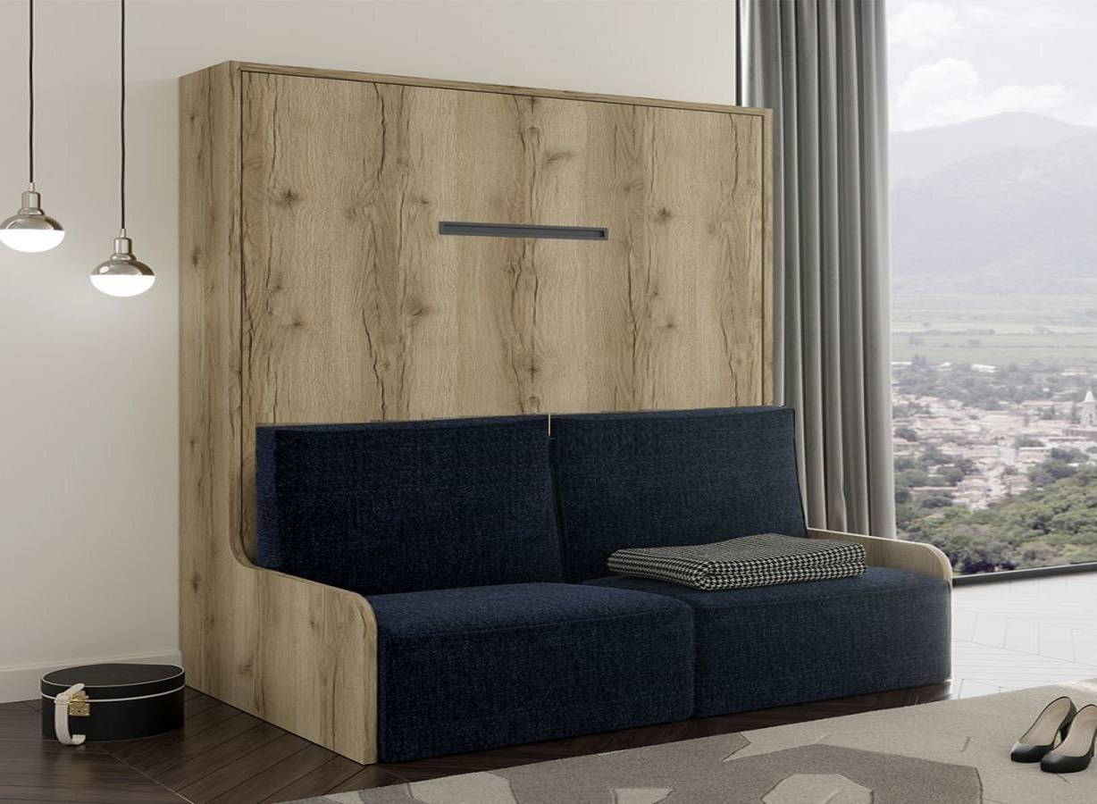 Lit escamotable horizontal AUTOPORTANT avec canapé dans le Var à côté de Fréjus 83