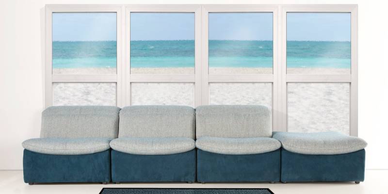 Canapé modulable en disposant les modules différemment à tout moment selon votre volonté proche d'Aix en Provence.