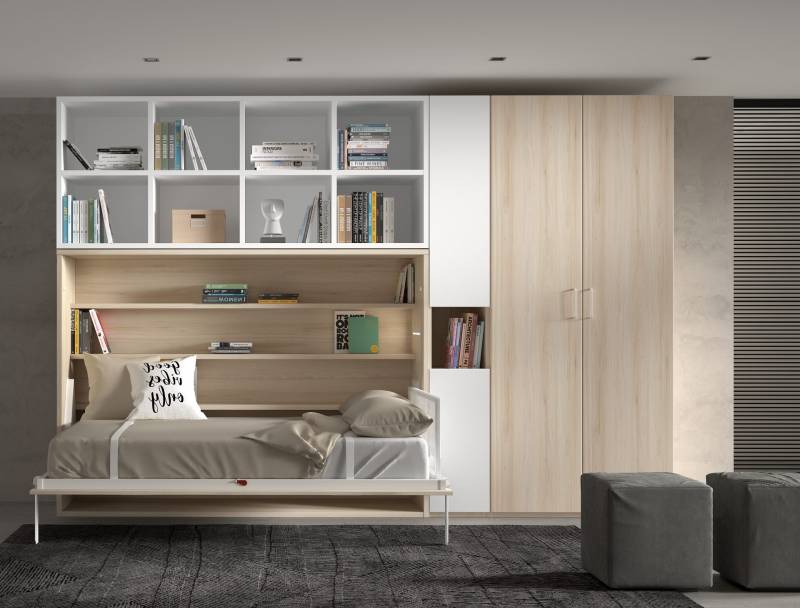 Lit escamotable Horizontal 140