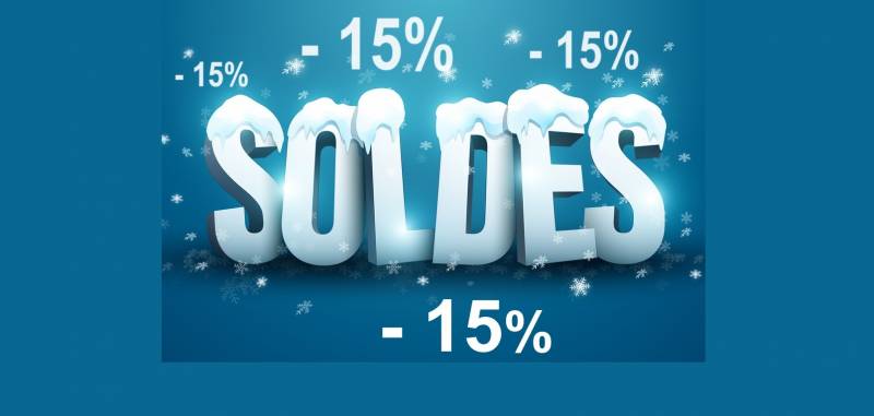 SOLDES D'HIVER 2024 REMISES DE - 15%