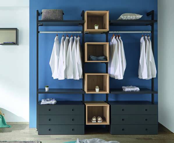 Dressing COMPOSABLE gamme Cannes totalement modulable sur mesure selon vos souhaits.