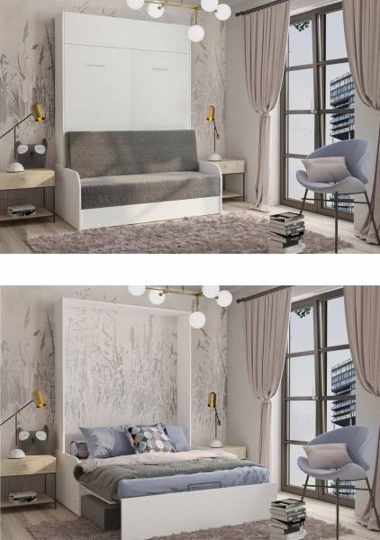 1 lit escamotable avec canapé SOLDE 1490 € !